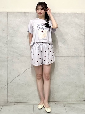 「アイテム（寝具）」を使った、gelato piqueさん（レディース・166cm）の春コーディネート