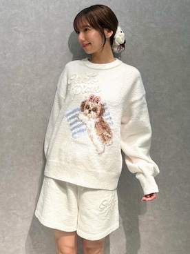「アイテム（シュシュ）」を使った、gelato piqueさん（レディース・156cm）の秋コーディネート