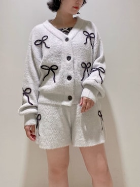 「アイテム（ルームウェア）」を使った、gelato piqueさん（レディース・155cm）の秋コーディネート