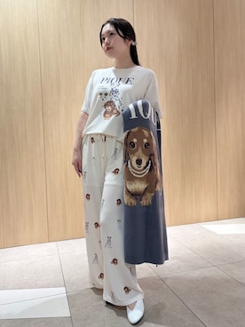 「アイテム（インテリア）」を使った、gelato piqueさん（レディース・158cm）の春コーディネート