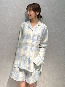 「アイテム（ルームウェア）」を使った、gelato piqueさん（レディース・156cm）の秋コーディネート