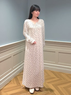 「アイテム（ルームウェア/パジャマ、ホワイト系）」を使った、gelato piqueさん（レディース・151cm）の秋コーディネート