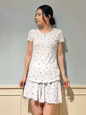 「アイテム（ルームウェア/パジャマ）」を使った、gelato piqueさん（レディース・158cm）の夏コーディネート