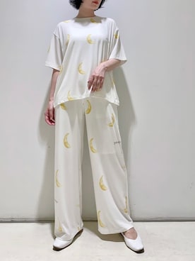 「アイテム（ルームウェア）」を使った、gelato piqueさん（レディース・155cm）の秋コーディネート