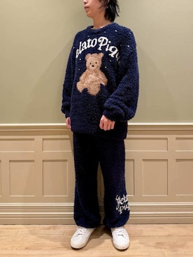 「アイテム（ルームウェア/パジャマ）」を使った、gelato piqueさん（メンズ・170cm）の秋コーディネート