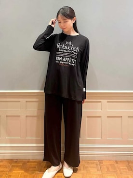 「アイテム（その他ルームウェア）」を使った、gelato piqueさん（レディース・161cm）の秋コーディネート