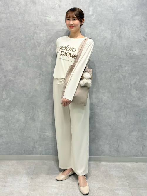 セール】レーヨンロゴロングパンツ（ルームウェア/パジャマ）｜gelato