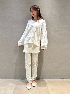 「アイテム（ルームウェア/パジャマ）」を使った、gelato piqueさん（レディース・156cm）の秋コーディネート