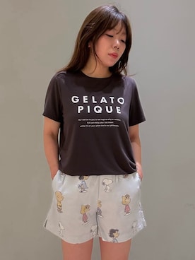 「アイテム（ルームウェア）」を使った、gelato piqueさん（レディース・158cm）の夏コーディネート