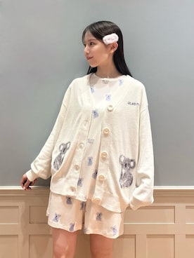 「アイテム（ルームウェア）」を使った、gelato piqueさん（レディース・161cm）の夏コーディネート