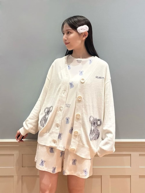 【新品】ジェラートピケ　接触冷感 コアラ柄Tシャツ&ショートパンツ gelato pique ジェラートピケ 接触冷感 コアラ柄Tシャツ