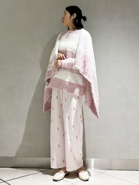 「アイテム（ルームウェア）」を使った、gelato piqueさん（レディース・168cm）の冬コーディネート