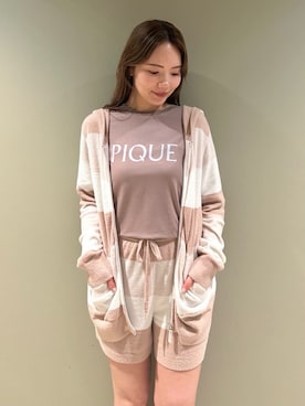 「アイテム（ルームウェア）」を使った、gelato piqueさん（レディース・157cm）の夏コーディネート