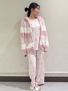 「アイテム（ルームウェア/パジャマ）」を使った、gelato piqueさん（レディース・160cm）の秋コーディネート