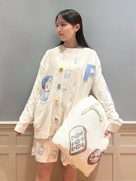 「アイテム（ルームウェア）」を使った、gelato piqueさん（レディース・161cm）の夏コーディネート