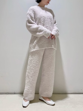 「アイテム（ルームウェア）」を使った、gelato piqueさん（レディース・155cm）の秋コーディネート