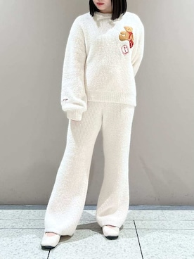 「アイテム（ルームウェア）」を使った、gelato piqueさん（レディース・153cm）の秋コーディネート