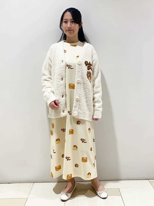 セール】ドーナツ柄ワンピース（ルームウェア/パジャマ）｜gelato