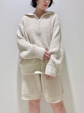 「アイテム（ルームウェア）」を使った、gelato piqueさん（レディース・155cm）の秋コーディネート
