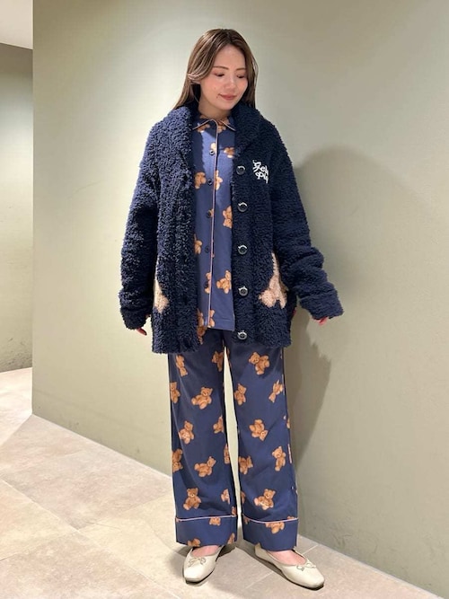 HOLIDAY】【HOMME】ジェラートスノーベアジャガードショール