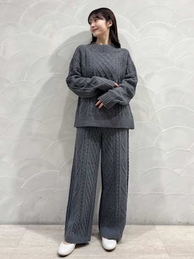 「アイテム（ルームウェア/パジャマ）」を使った、gelato piqueさん（レディース・154cm）の冬コーディネート