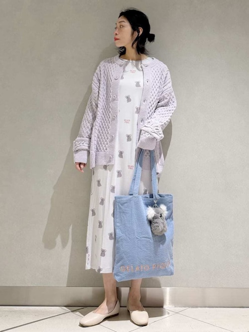 セール】【接触冷感】コアラ柄ワンピース（ルームウェア/パジャマ