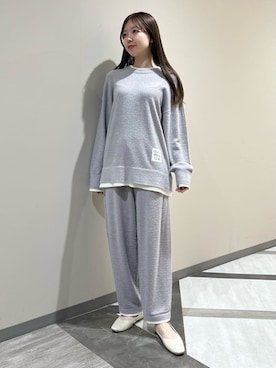 「アイテム（ルームウェア）」を使った、gelato piqueさん（レディース・158cm）の秋コーディネート