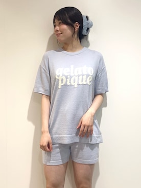 「アイテム（バレッタ/ヘアクリップ）」を使った、gelato piqueさん（レディース・165cm）の夏コーディネート