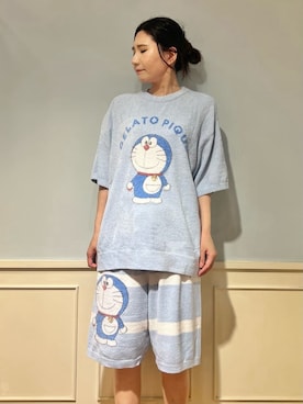 「アイテム（ルームウェア）」を使った、gelato piqueさん（レディース・158cm）の夏コーディネート