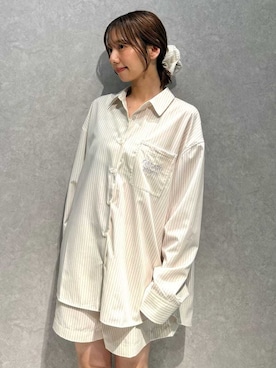 「アイテム（ルームウェア）」を使った、gelato piqueさん（レディース・156cm）の夏コーディネート