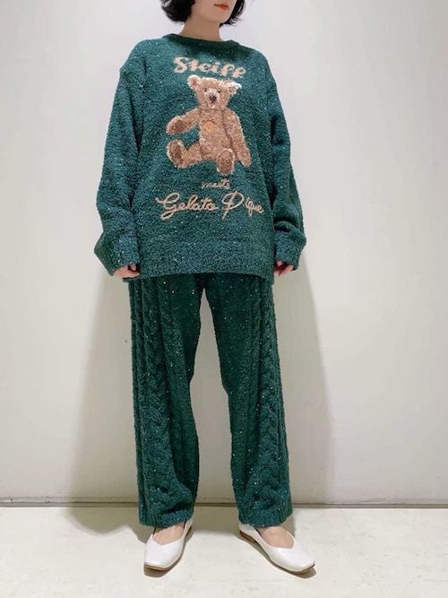 セール】【Steiff】【HOMME】パウダーネップアランロングパンツ