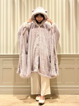 「アイテム（ルームウェア）」を使った、gelato piqueさん（レディース・160cm）の秋コーディネート