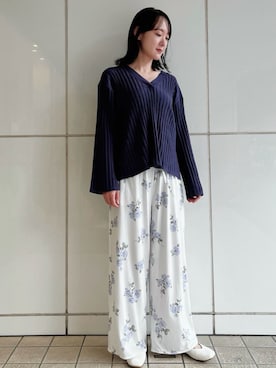 「アイテム（ルームウェア）」を使った、gelato piqueさん（レディース・161cm）の夏コーディネート