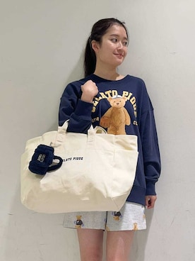 「ショートパンツ」｜「アイテム（財布/小物）」を使った、gelato piqueさん（レディース・160cm）の夏コーディネート