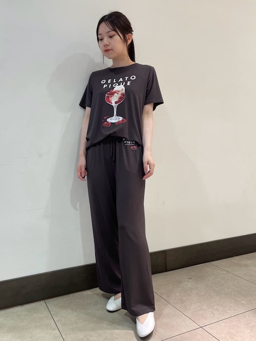 セール】【接触冷感】COOLレーヨンデザートロゴロングパンツ
