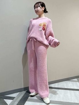 「アイテム（ルームウェア）」を使った、gelato piqueさん（レディース・158cm）の秋コーディネート