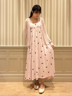 「アイテム（ルームウェア/パジャマ、ピンク系）」を使った、gelato piqueさん（レディース・160cm）の夏コーディネート