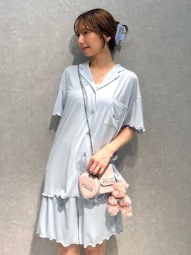 「アイテム（ポーチ）」を使った、gelato piqueさん（レディース・156cm）の夏コーディネート