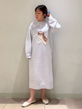「アイテム（ルームウェア）」を使った、gelato piqueさん（レディース・158cm）の秋コーディネート