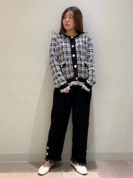 「アイテム（ルームウェア）」を使った、gelato piqueさん（レディース・158cm）の秋コーディネート