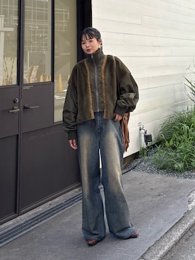 「アイテム（その他アウター）」を使った、kyaaaiさん（レディース・156cm）の夏コーディネート