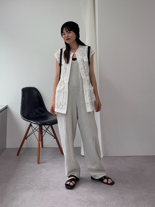 CIAOPANIC TYPY/WILLOW /スラブ裏地裾ドロストオールインワン CIAOPANIC TYPY｜【willow】【新色追加】スラブ裏毛裾ドロスト