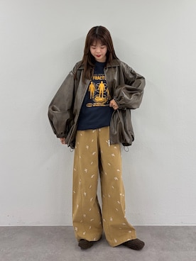 「CIAOPANIC TYPY（チャオパニックティピー）のアイテム」を使った、kyaaaiさん（レディース・156cm）の秋コーディネート