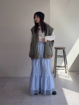 kyaaaiさん（レディース・156cm）の春コーディネート