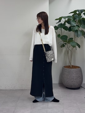 「CIAOPANIC TYPY（チャオパニックティピー）のアイテム（パンツ）」を使った、kyaaaiさん（レディース・156cm）の夏コーディネート
