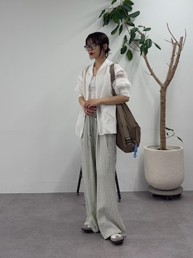 「CIAOPANIC TYPY（チャオパニックティピー）のアイテム（ブルゾン）」を使った、kyaaaiさん（レディース・156cm）の春コーディネート