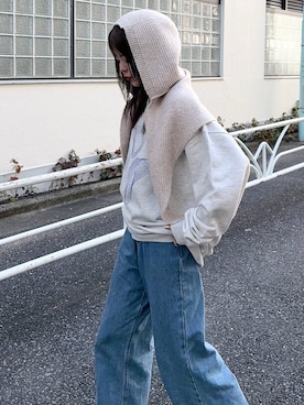 「CIAOPANIC TYPY（チャオパニックティピー）のアイテム（トップス）」を使った、kyaaaiさん（レディース・156cm）の秋コーディネート