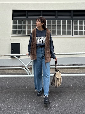 「アイテム（トップス）」を使った、kyaaaiさん（レディース・156cm・20代）の秋コーディネート