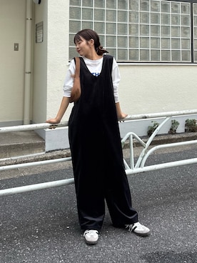「アイテム（つなぎ/オールインワン）」を使った、kyaaaiさん（レディース・156cm・20代）の夏コーディネート