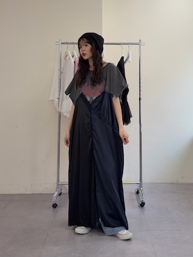 「etsinta（エシンタ）のアイテム」を使った、kyaaaiさん（レディース・156cm）の春コーディネート